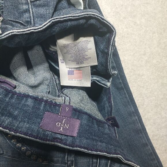 NYDJ Skinny Ankle Pull-On Jeans Size 6. Condition is Pre-owned. - Picture 6 of 8